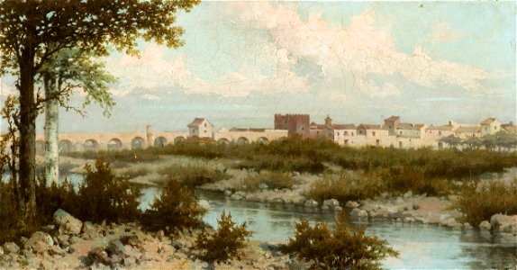 Puente sobre el Guadalquivir - Rafael Romero Barros - MBACO