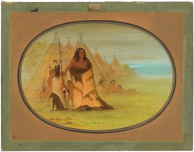 Puncah Chief Surrounded by His Family C15609