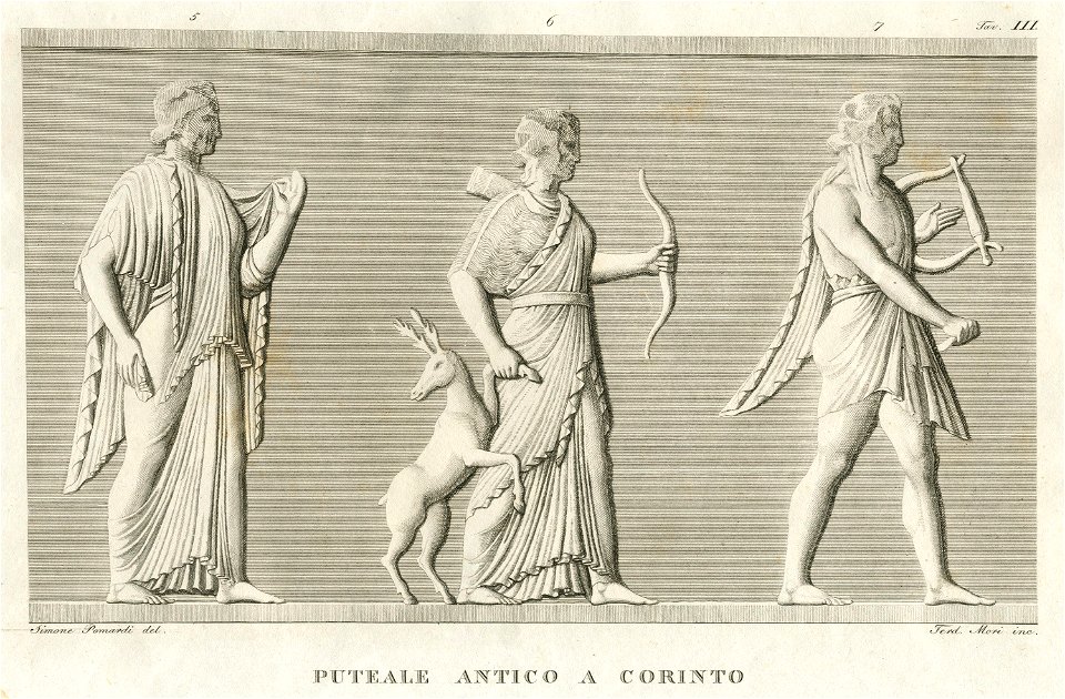 Puteale antico a Corinto - Dodwell Edward - 1812