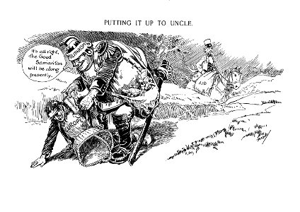 Putting it up to uncle. - Luther D. Bradley