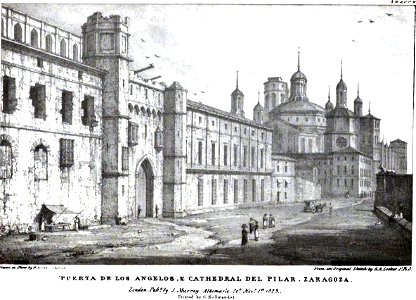 Puerta de los Angelos, Cathedral del Pilar, Zaragoza
