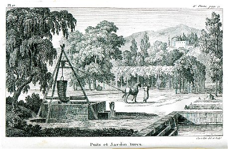 Puits et jardin turcs - Castellan Antoine-laurent - 1808