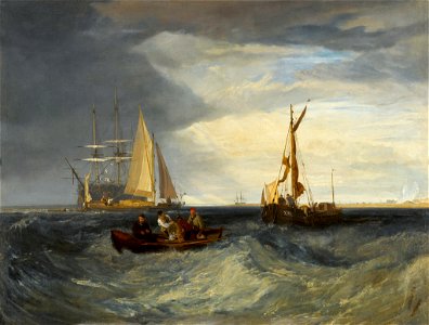 Purfleet and the Essex Shore as seen from Long Reach