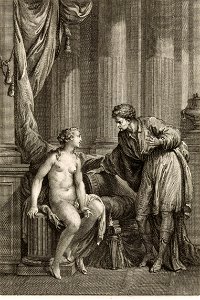 Pygmalion parle à Galatée - Emmanuel-Jean-Nepomucène de Ghendt