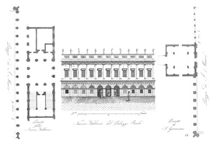 Quadri-Moretti, Piazza San Marco (1831), 09. Free illustration for personal and commercial use.