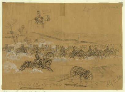 Pursuit of the flying rebels from Yorktown Sunday morning LCCN2004660314