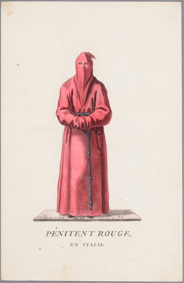 Pénitent rouge, objectnr A 16391