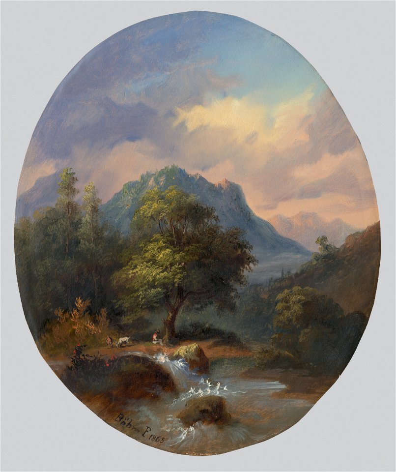 Pál Böhm - Tatranská krajina - O 3753 - Slovak National Gallery