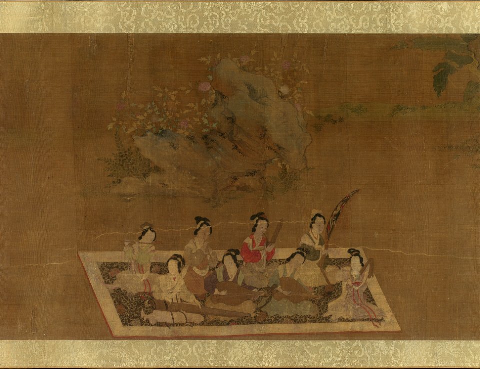 Qiu Ying - Lady Su Hui and Her Verse Puzzle - 33.167 - Metropolitan Museum of Art
