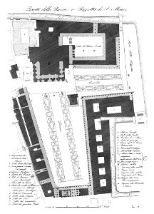 Quadri-Moretti, Piazza San Marco (1831), 01. Free illustration for personal and commercial use.