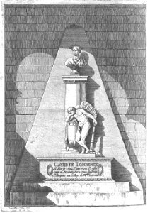 Quaglia - Le père Lachaise ou Recueil de dessins des principaux monuments de ce cimetière - Planche I