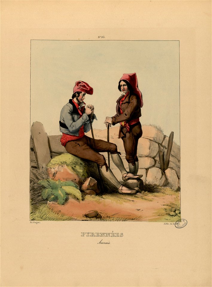 Pyrénées - Aranais - Fonds Ancely - B315556101 A PINGRET 037
