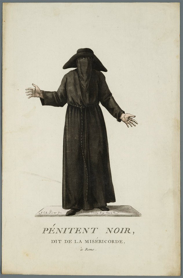 Pénitent noir, objectnr A 16339