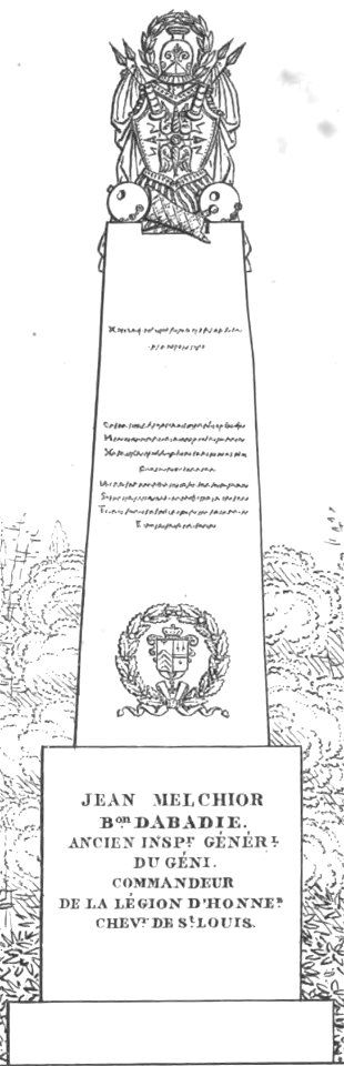Quaglia - Le père Lachaise ou Recueil de dessins des principaux monuments de ce cimetière - Planche 9a5