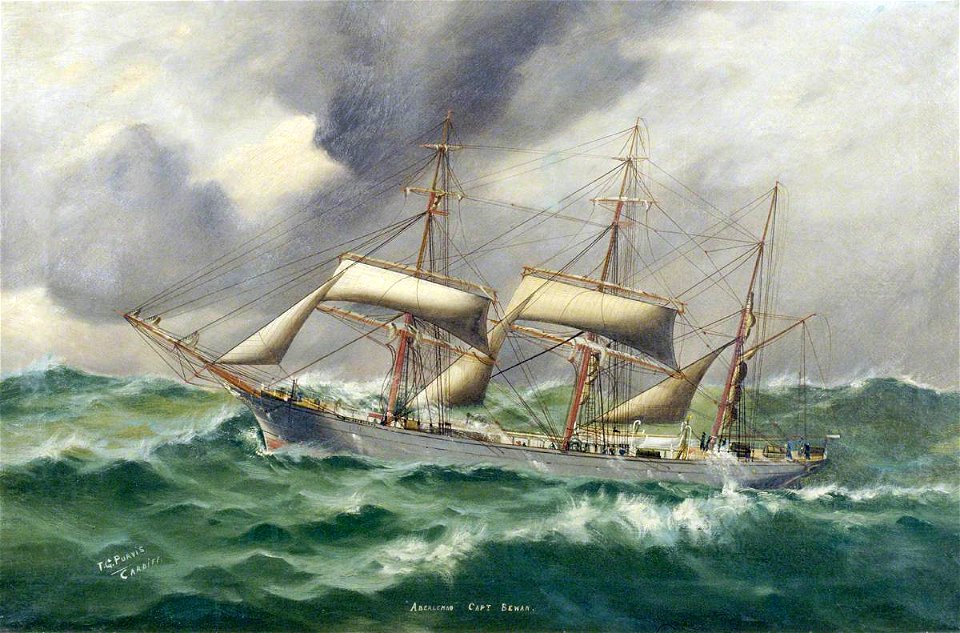 Thomas G. Purvis - The 'Aberlemno' in a Gale