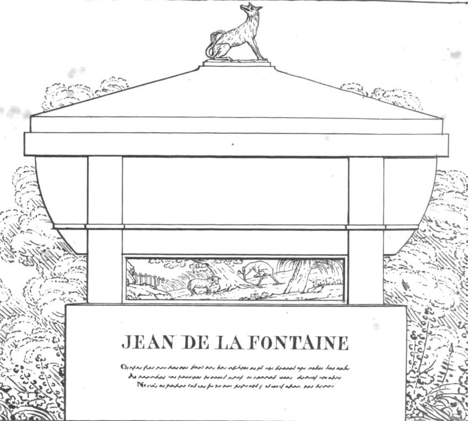 Quaglia - Le père Lachaise ou Recueil de dessins des principaux monuments de ce cimetière - Planche 4a2