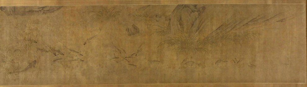 Qian Xuan - Fish Swimming among Reeds - 66.281.1 - Rhode Island School of Design Museum