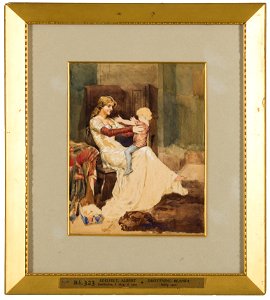 Queen Blanka. Study (Albert Edelfelt) - Nationalmuseum - 24265