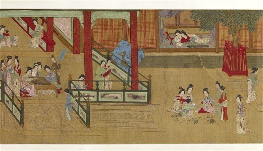 Qiu Ying - Spring Morning in the Han Palace - Walters 3548 - View G