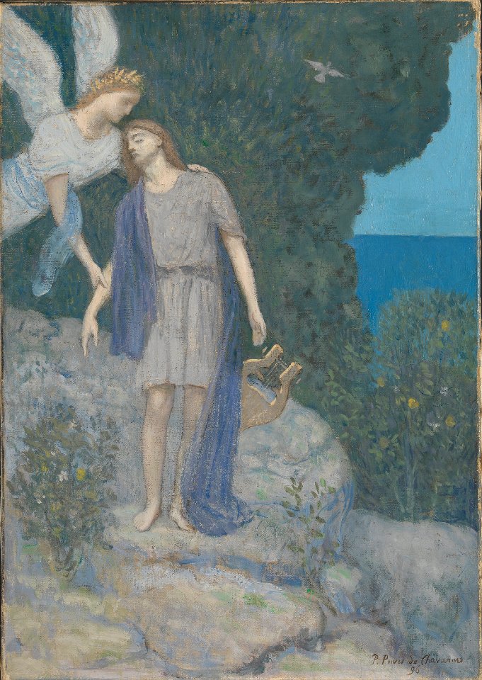 Pierre C. Puvis de Chavannes - The Poet - Google Art Project