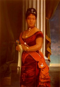 Queen Emma, portrait at Iolani Palace
