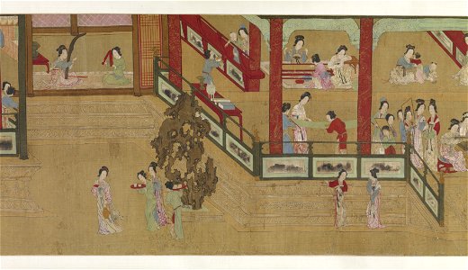 Qiu Ying - Spring Morning in the Han Palace - Walters 3548 - View H