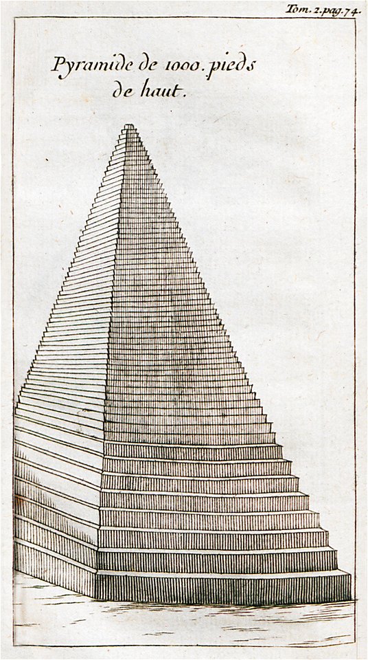 Pyramide de 1000 pieds de haut - Lucas Paul - 1712