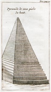 Pyramide de 1000 pieds de haut - Lucas Paul - 1712
