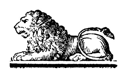 Quadri-Moretti, Piazza San Marco (1831), lion