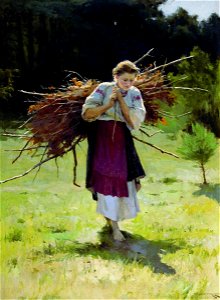 Пимоненко Из-лесу 1900