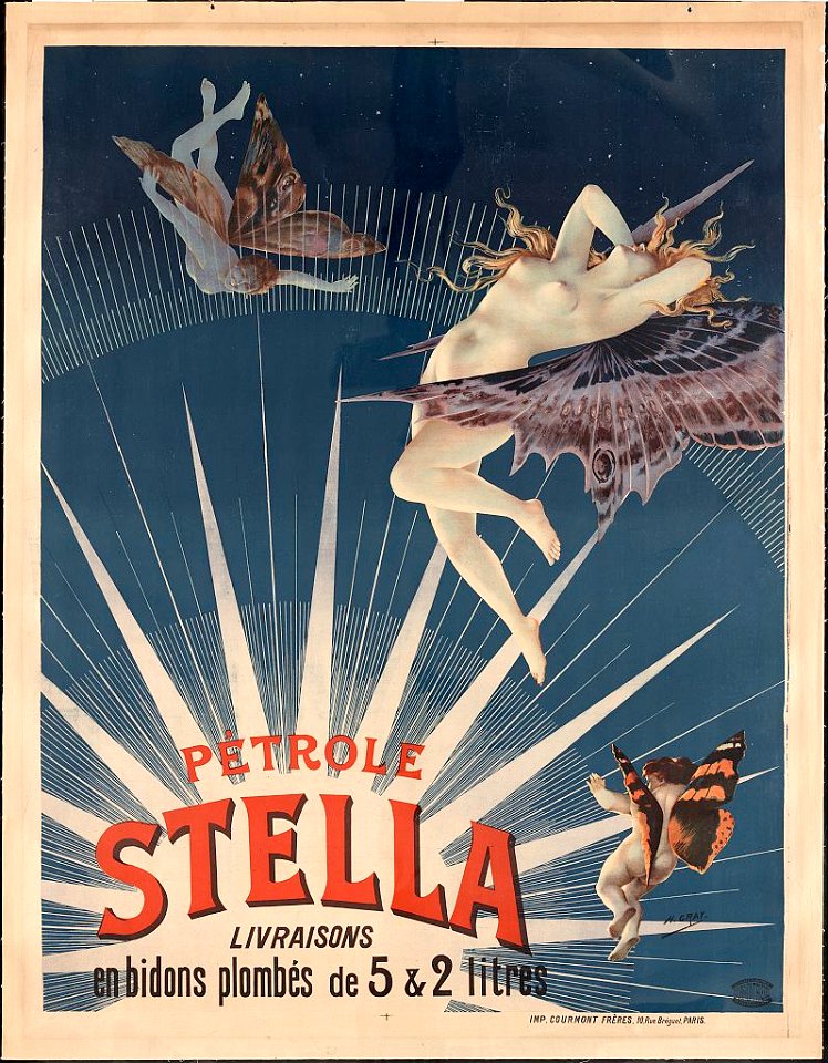 Pétrole Stella, livraisons en bidons plombés de 5 & 2 litres - H. Gray. LCCN2005693038