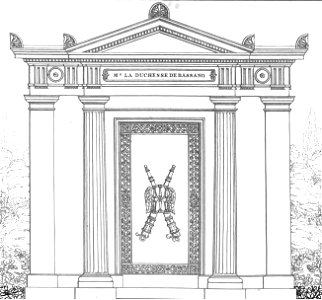 Quaglia - Le père Lachaise ou Recueil de dessins des principaux monuments de ce cimetière - Planche 8b2
