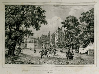 Quartier-Général du maréchal comte Diebitch-Sabalkansky, à Eski-Seraï - Sayger C - 1834