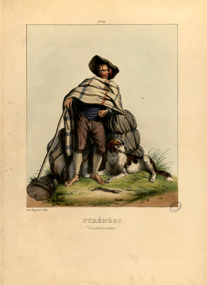 Pyrénées - Contrebandier - Fonds Ancely - B315556101 A PINGRET 017
