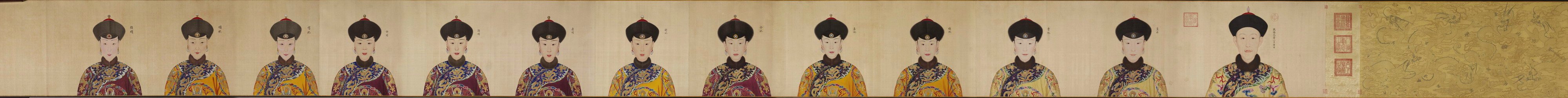 Qianlong Emperor and his consorts