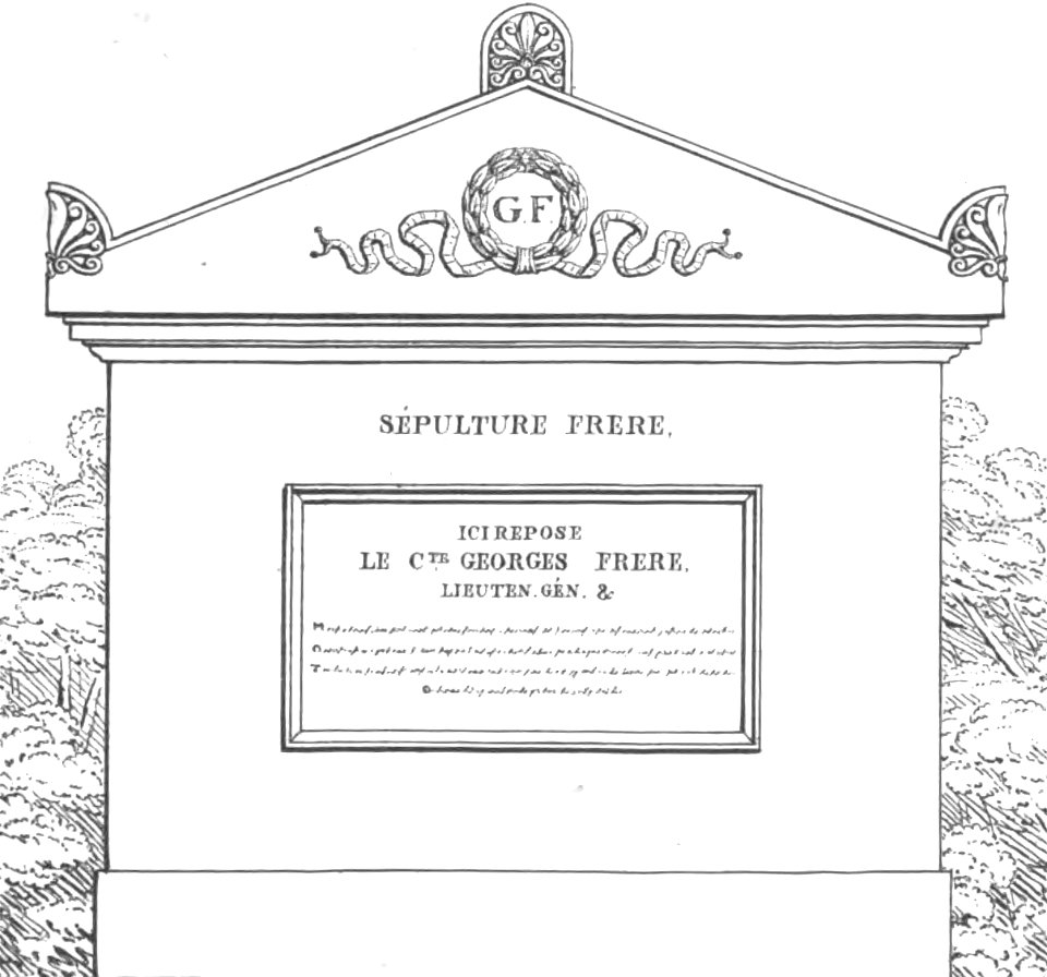 Quaglia - Le père Lachaise ou Recueil de dessins des principaux monuments de ce cimetière - Planche 3c1