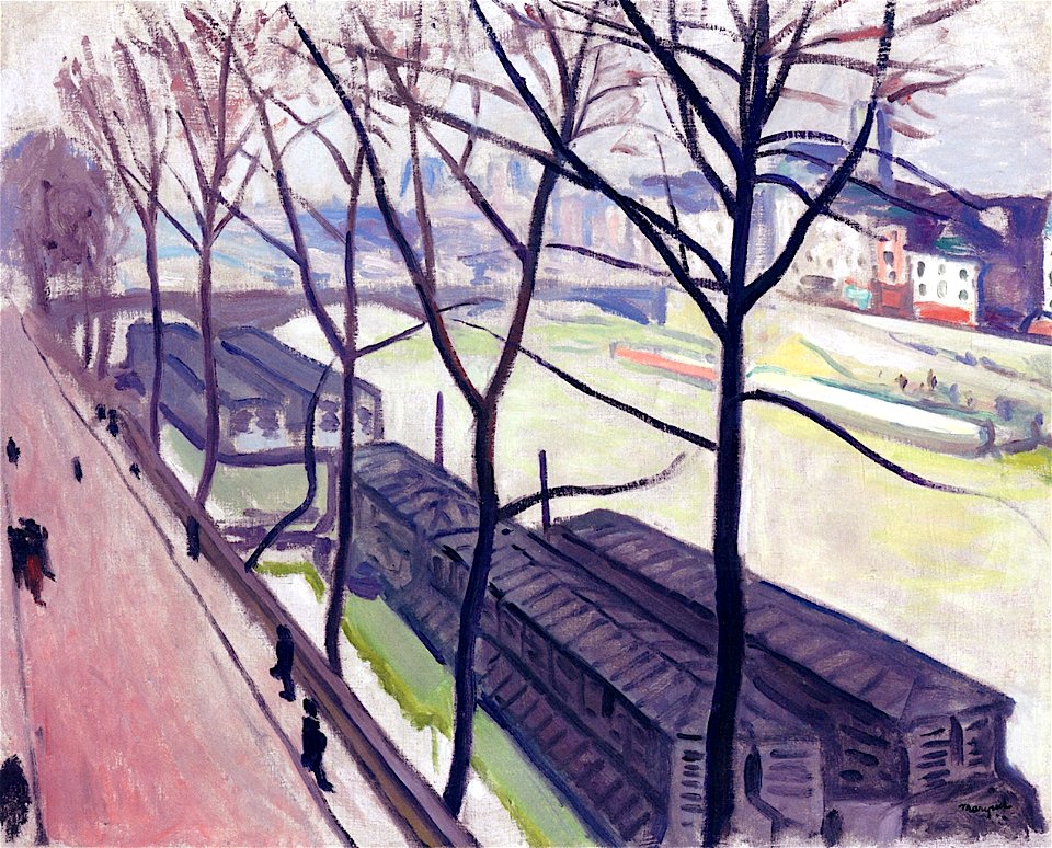 Quai de Bourbon, Paris Albert Marquet (1906-1907)