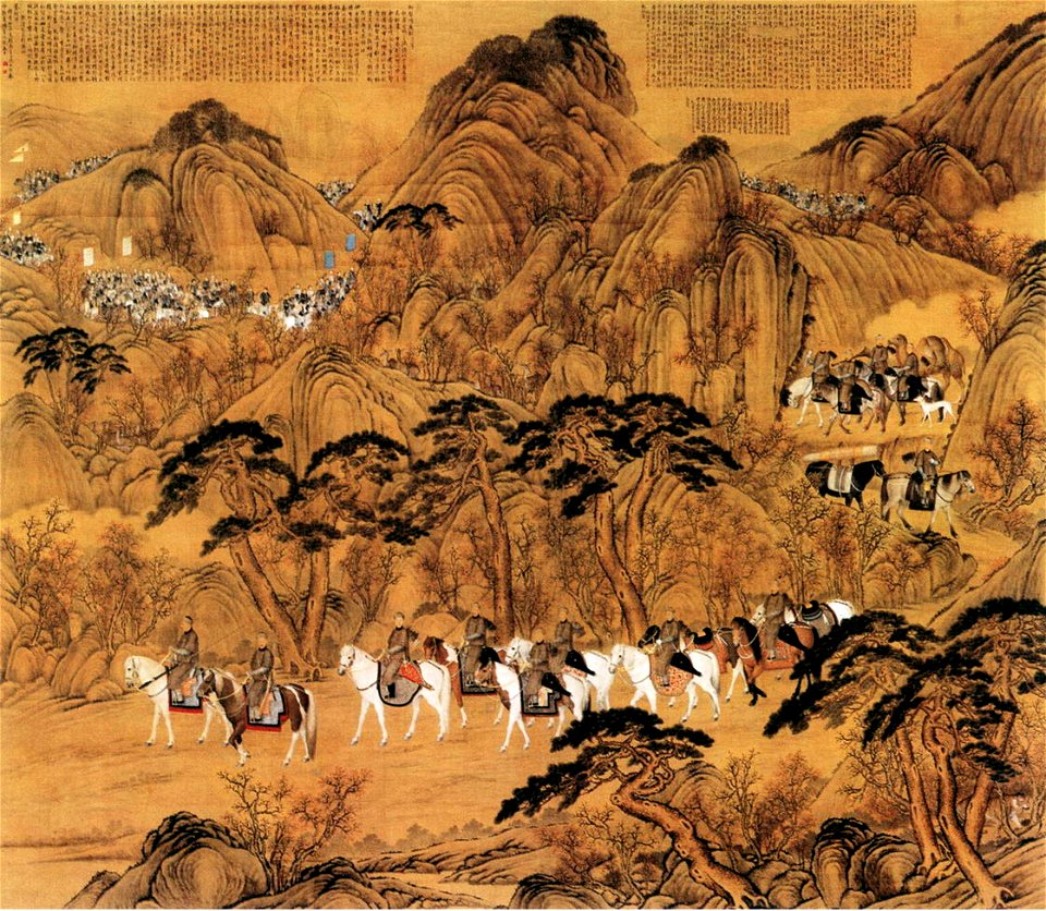 Qianlong Emperor Hunts Deers