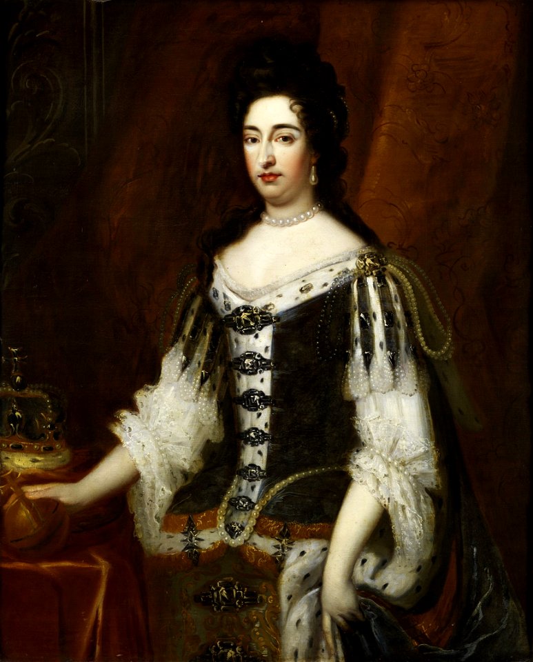 Queen Mary II - 18th century portrait - anonymous painter