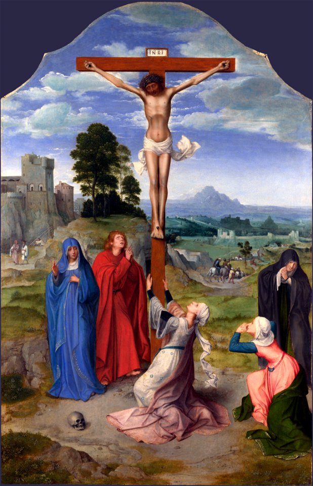 Quentin Massys-The Crucifixion-after 1515,National Gallery,London
