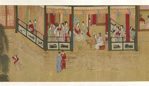 Qiu Ying - Spring Morning in the Han Palace - Walters 3548 - View I