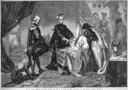 Queen Mary quitting Stirling Castle by William Luson Thomas