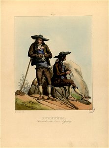 Pyrénées - Contrebandiers. Environs de Gavarny (i.e. Gavarnie) - Fonds Ancely - B315556101 A PINGRET 020