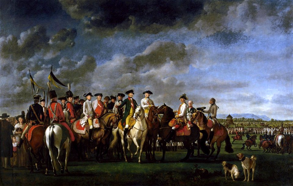 Quadal Joseph II in Minkendorf 1786 Gemälde HGM
