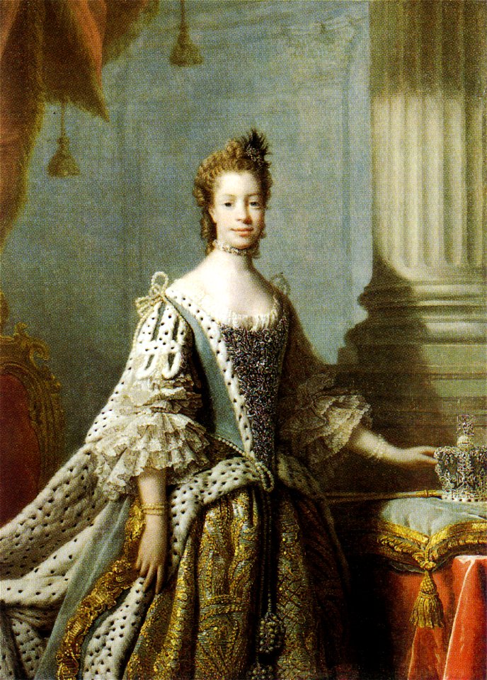 Queen Charlotte by studio of Allan Ramsay
