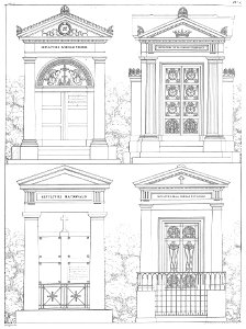Quaglia - Le père Lachaise ou Recueil de dessins des principaux monuments de ce cimetière - Planche 14