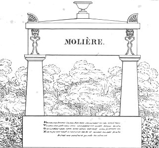 Quaglia - Le père Lachaise ou Recueil de dessins des principaux monuments de ce cimetière - Planche 4a1