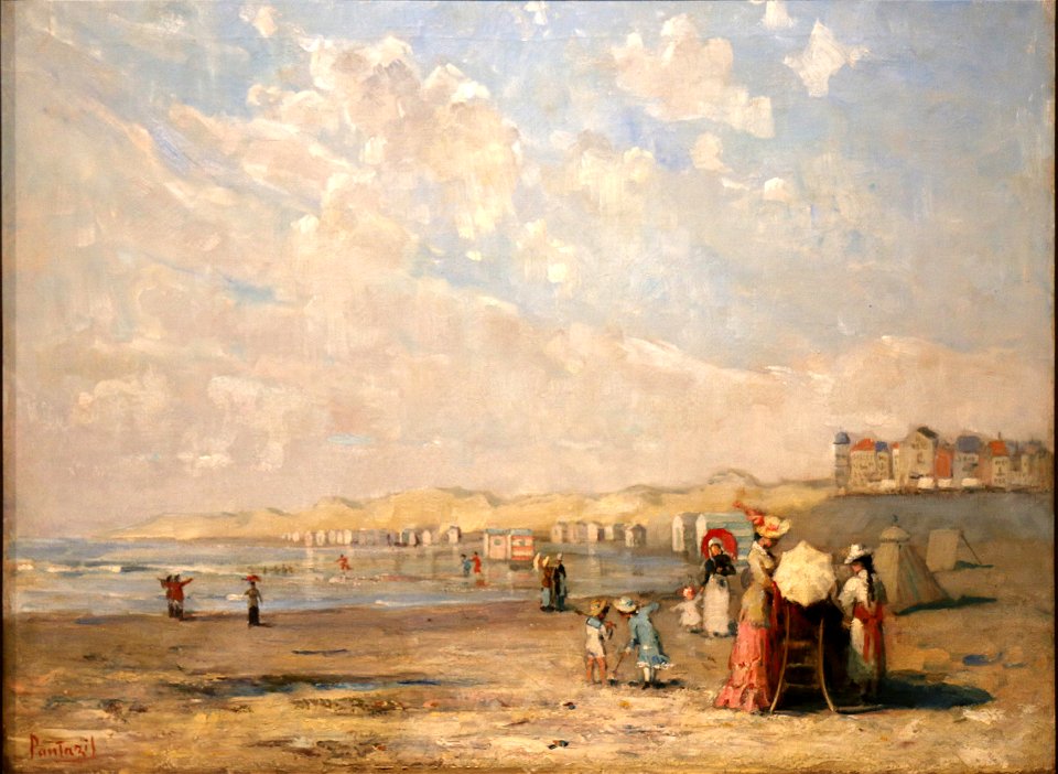 Périclès Pantazis-La plage à Blankenbergh
