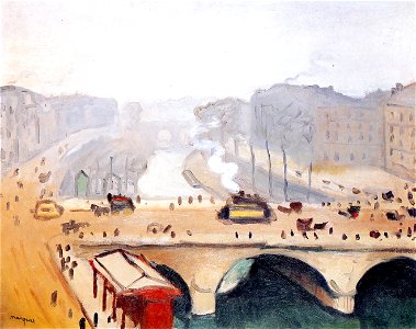 Quay and Pont Saint-Michel Albert Marquet (1907)