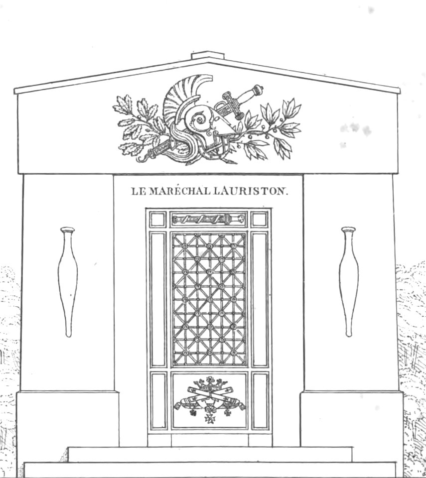 Quaglia - Le père Lachaise ou Recueil de dessins des principaux monuments de ce cimetière - Planche 7a2